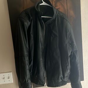 Leather jacket like new with new zipper